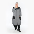 AKH Fashion Mantel 7004 Monique, Grau/Schwarz