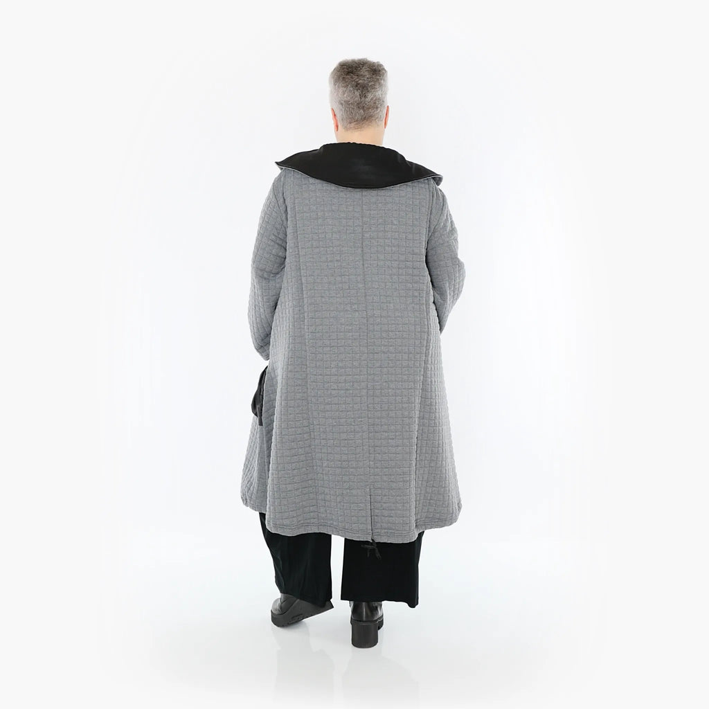 AKH Fashion Mantel 7004 Monique, Grau/Schwarz