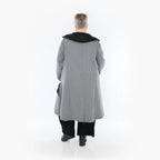 AKH Fashion Mantel 7004 Monique, Grau/Schwarz