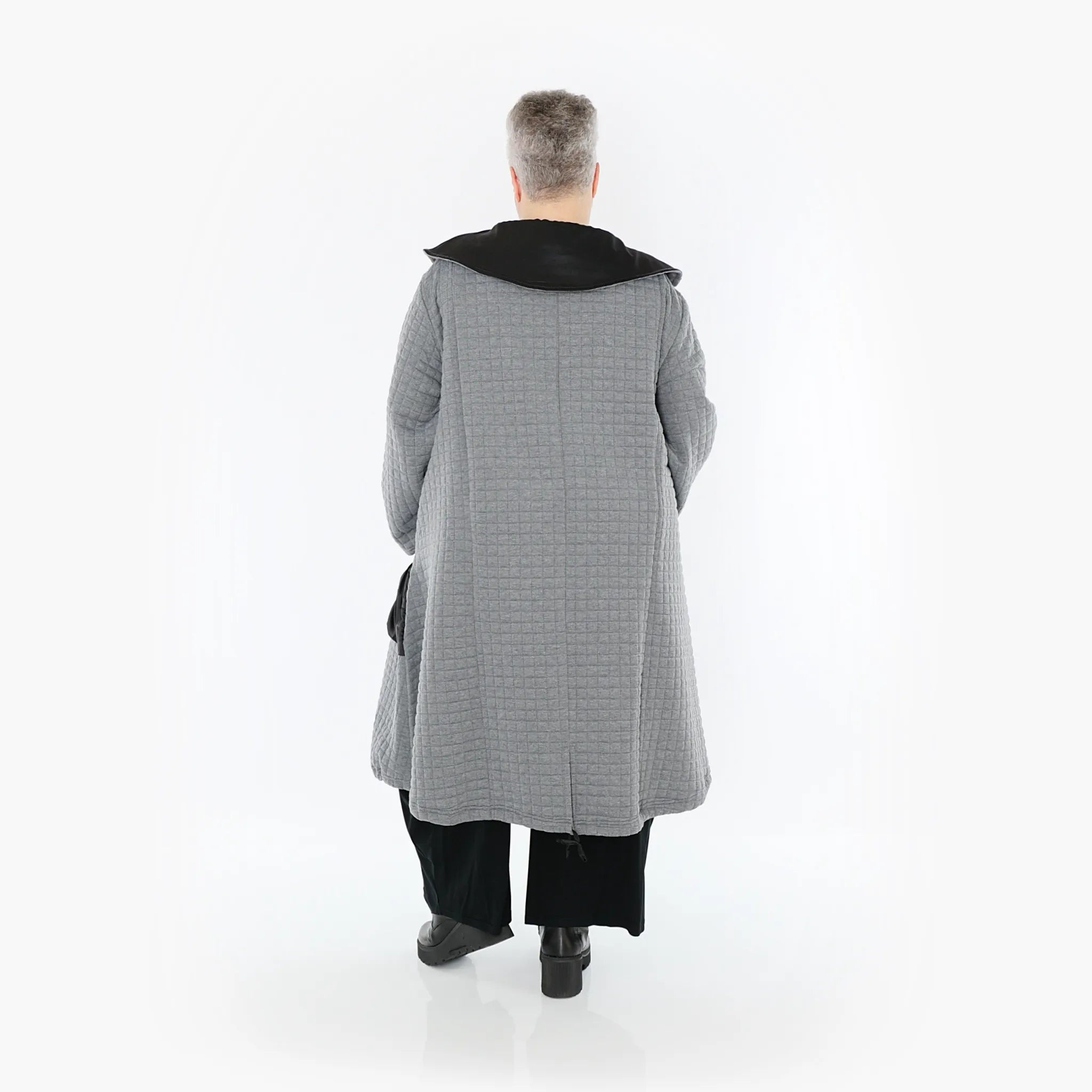 AKH Fashion Mantel 7004 Monique, Grau/Schwarz