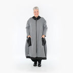 AKH Fashion Mantel 7005 Monique, Grau/Schwarz