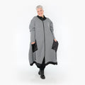 AKH Fashion Mantel 7005 Monique, Grau/Schwarz