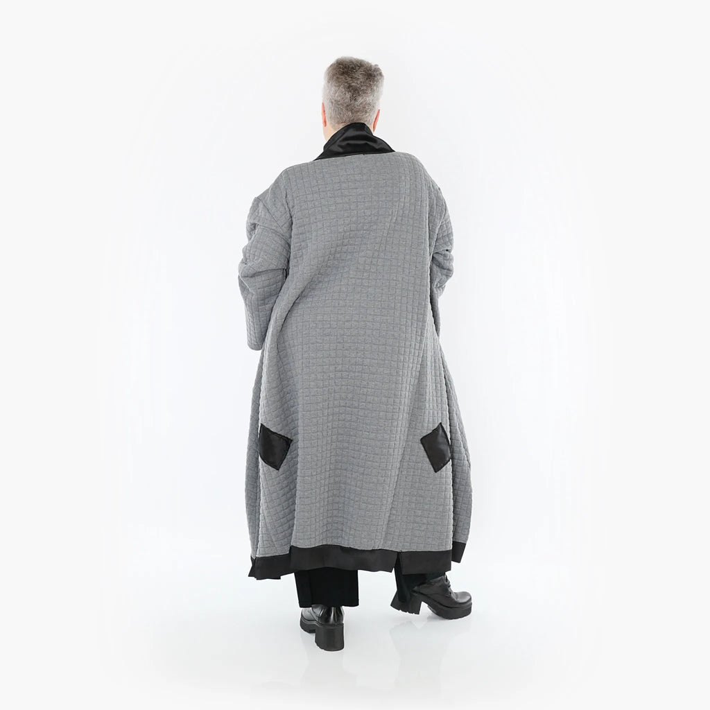 AKH Fashion Mantel 7005 Monique, Grau/Schwarz