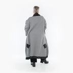 AKH Fashion Mantel 7005 Monique, Grau/Schwarz