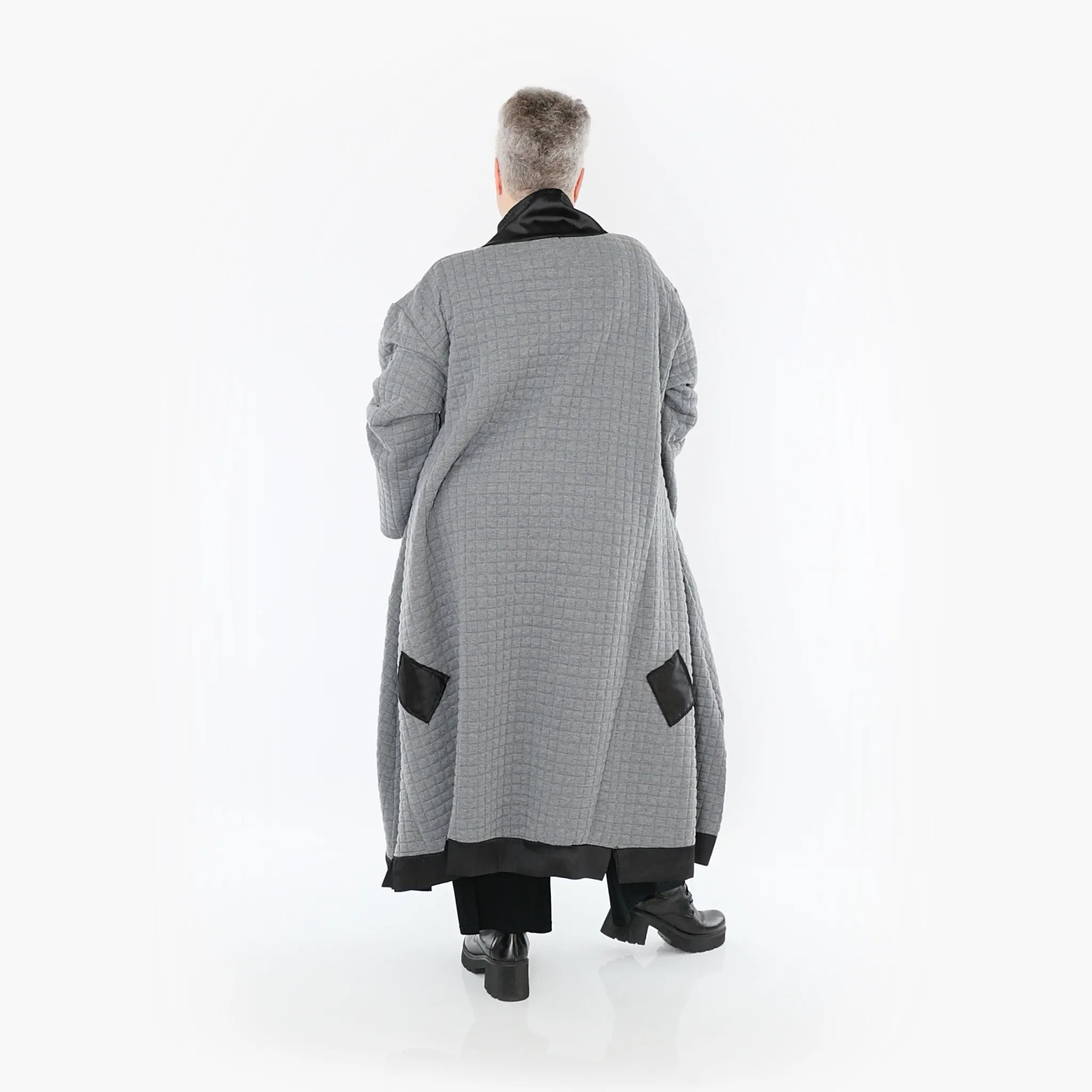 AKH Fashion Mantel 7005 Monique, Grau/Schwarz