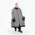 AKH Fashion Mantel 7005 Monique, Grau/Schwarz