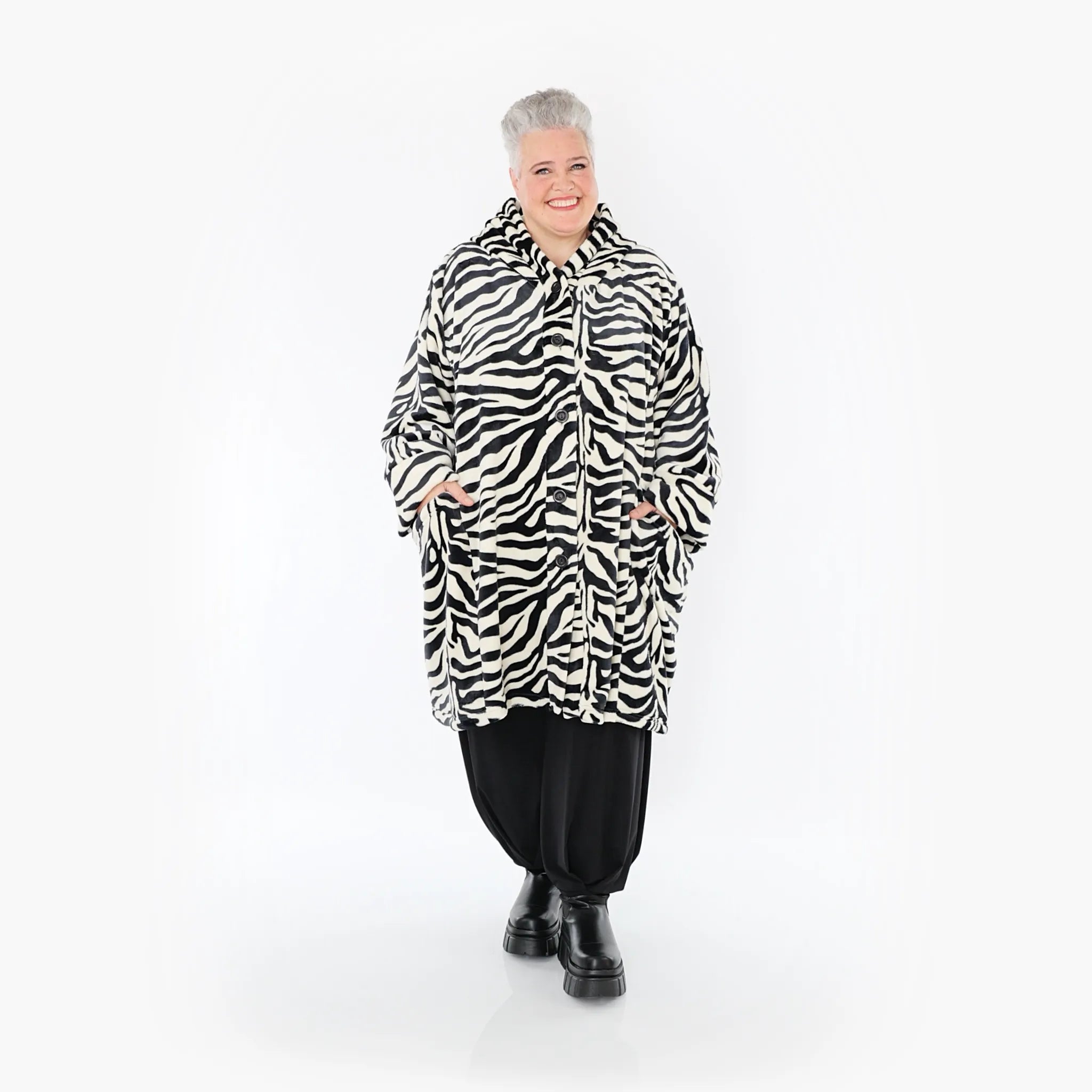 AKH Fashion Jacke 6660 Sansa, Ecru/Schwarz