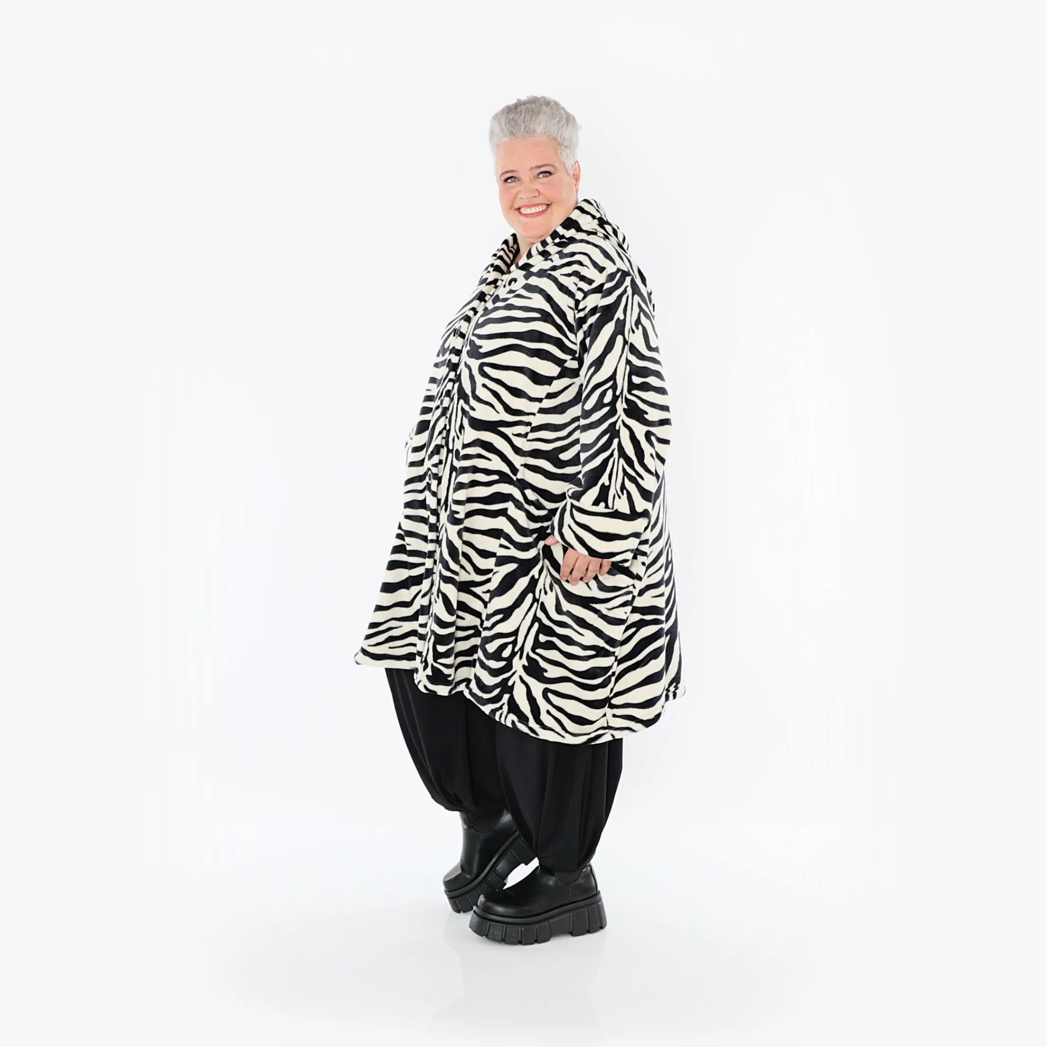 AKH Fashion Jacke 6660 Sansa, Ecru/Schwarz
