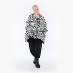 Veste AKH 6749, écru-noir