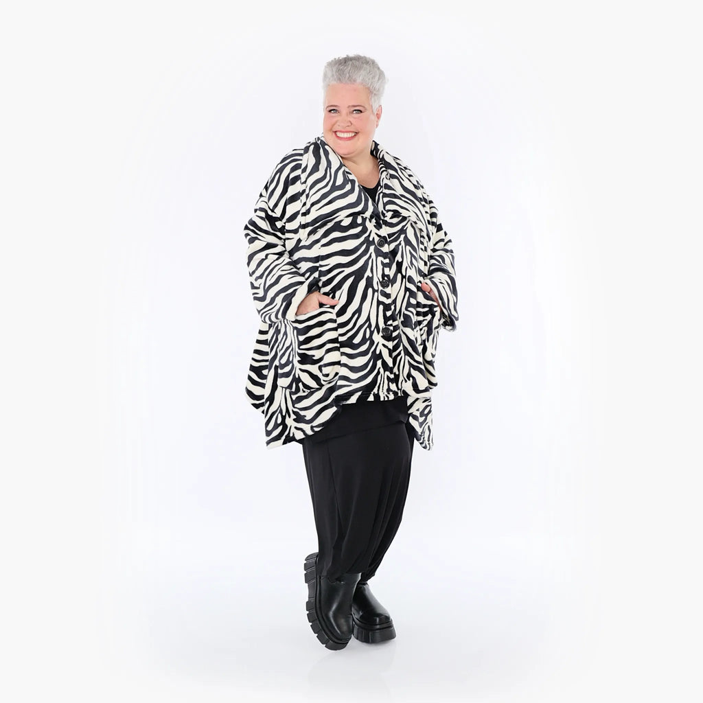 Veste AKH 6749, écru-noir