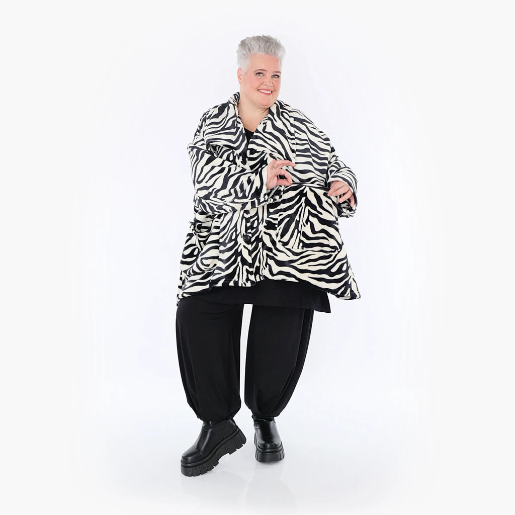 Veste AKH 6749, écru-noir