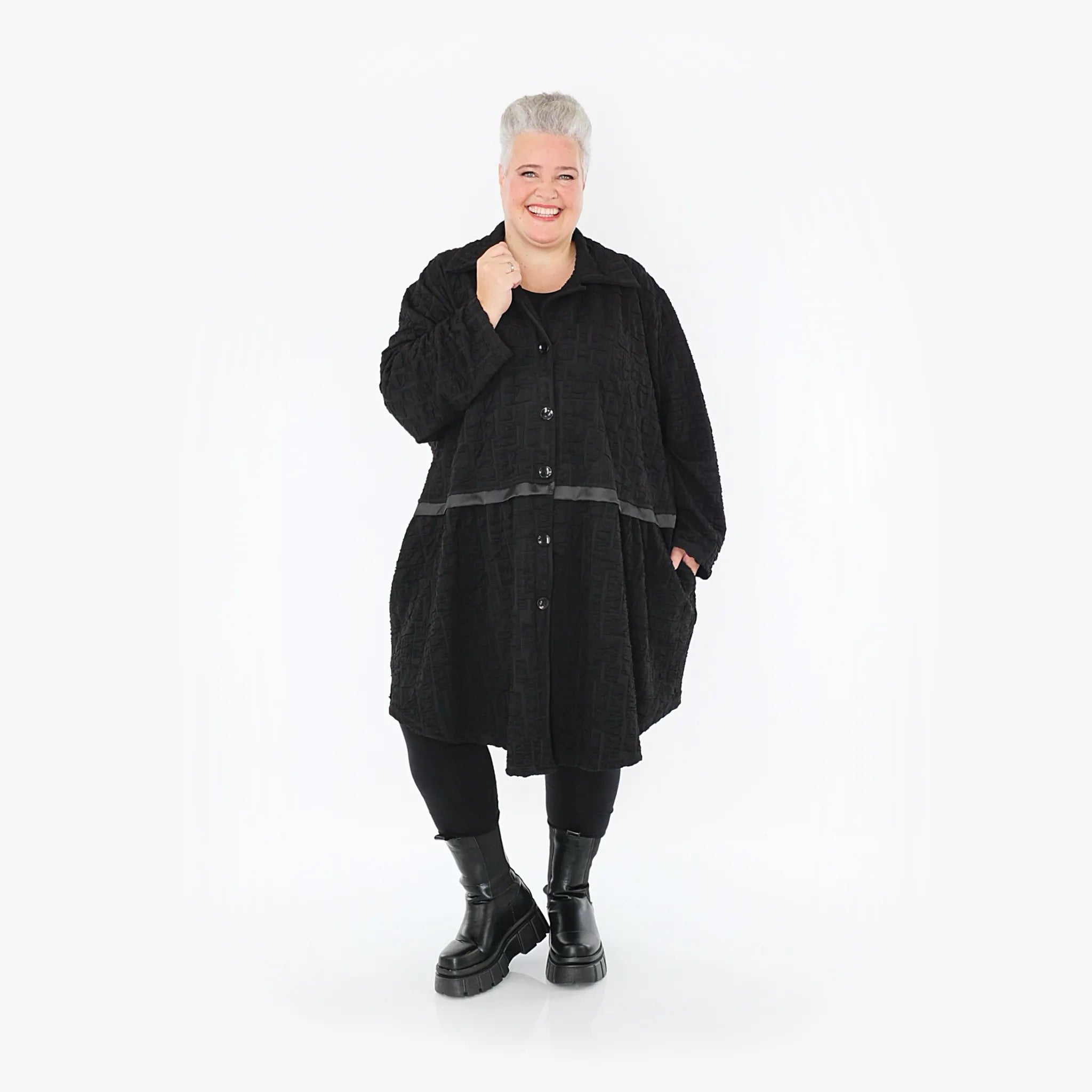 AKH Fashion Jacke 7008 Splendore, Schwarz