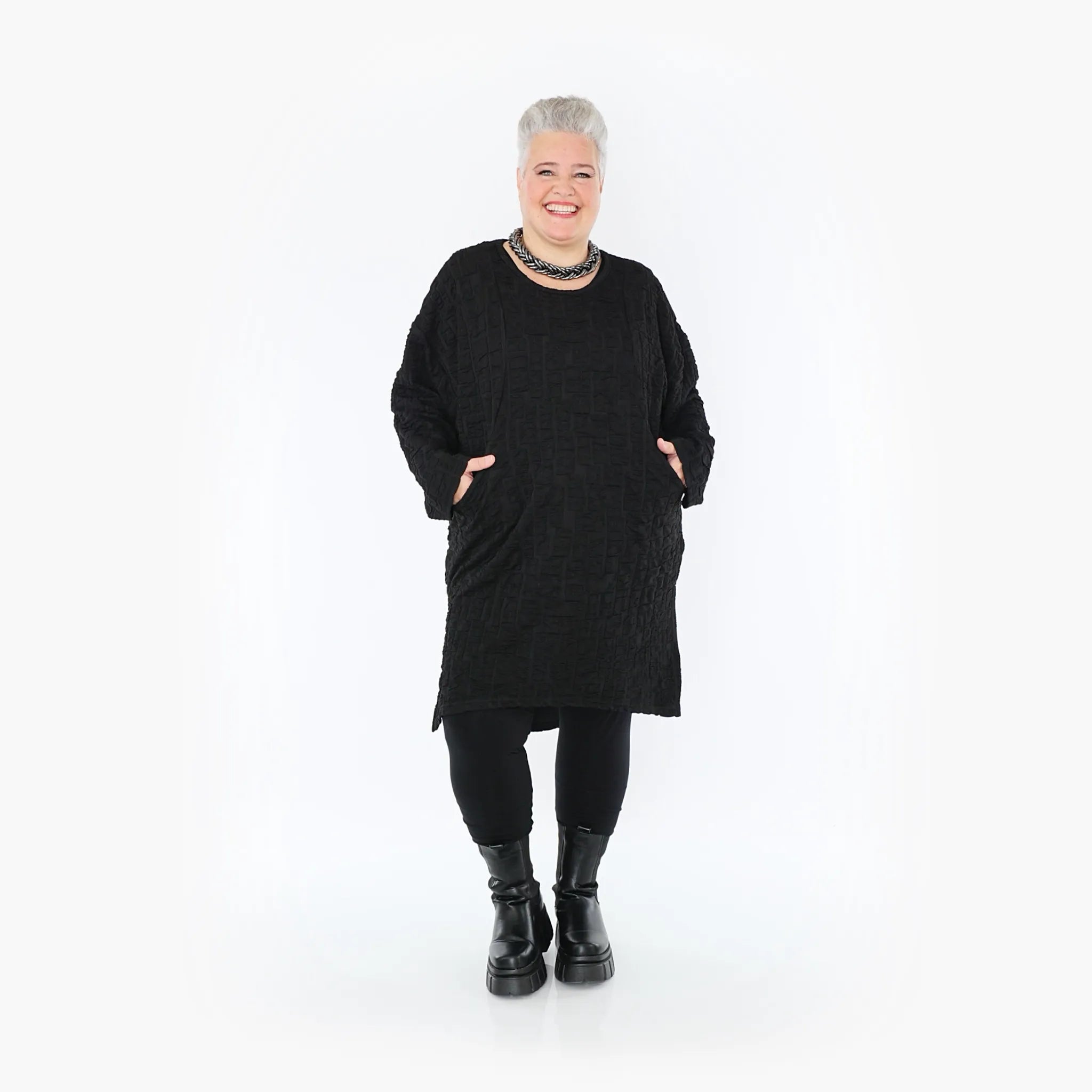 AKH Fashion Kleid 7009 Splendore, Schwarz