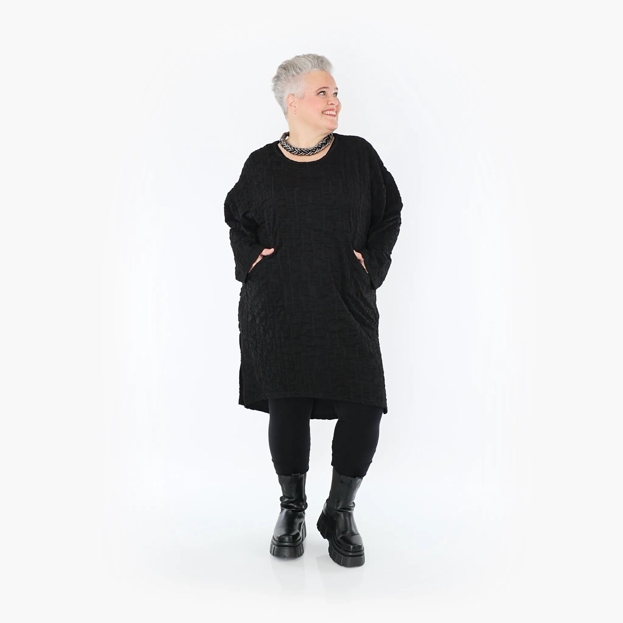AKH Fashion Kleid 7009 Splendore, Schwarz