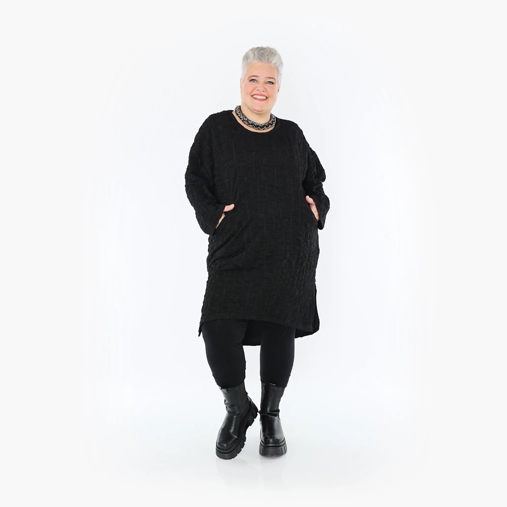 AKH Fashion Kleid 7009 Splendore, Schwarz