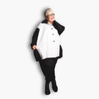 AKH Fashion Jacke 7029 Tiffany, Weiß/Schwarz