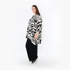 Chemise AKH Fashion 593 Big, blanc-noir