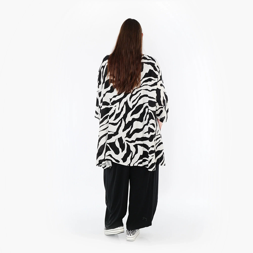 Chemise AKH Fashion 593 Big, blanc-noir