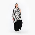 Chemise AKH Fashion 593 Big, blanc-noir