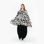 Chemise AKH Fashion 593 Big, blanc-noir