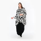 Chemise AKH Fashion 593 Big, blanc-noir