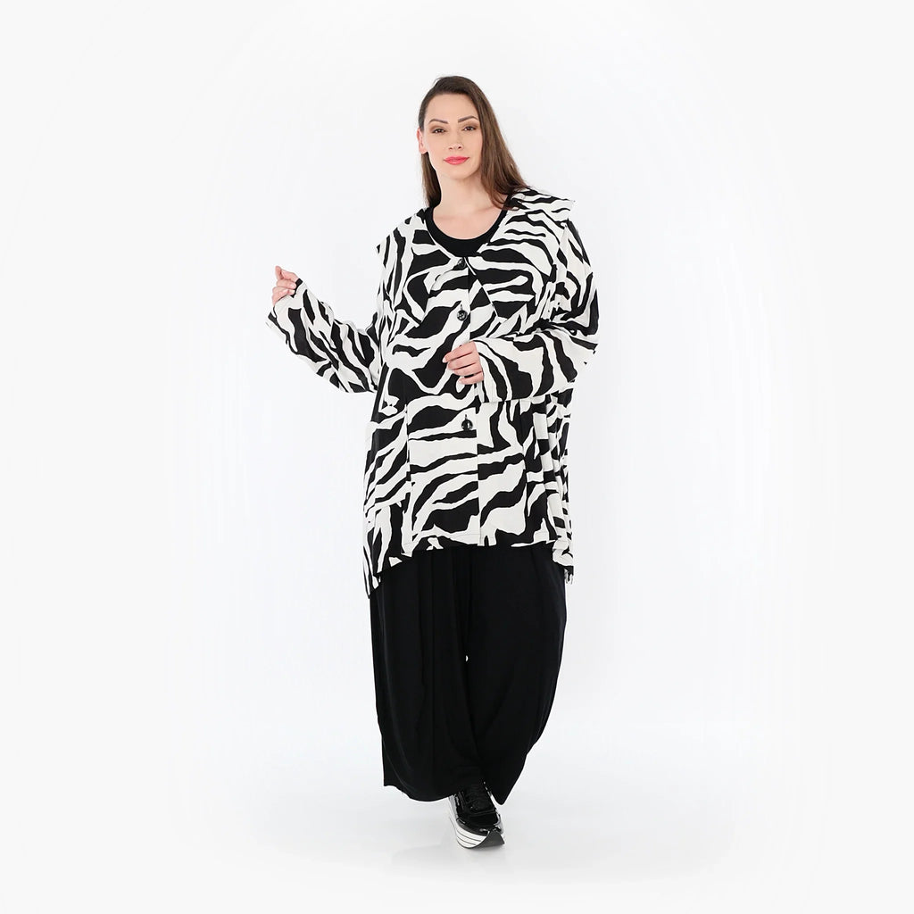 AKH Fashion · Jacke · Minos · 6070 · Weiß/Schwarz