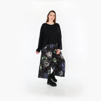 AKH Fashion · Hose · FlowerPower · 7070 · Schwarz/Blau/Multi