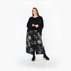 AKH Fashion · Hose · FlowerPower · 7070 · Schwarz/Blau/Multi