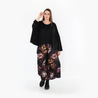 AKH Fashion · Hose · FlowerPower · 7070 · Schwarz/Fuchsia/Multi