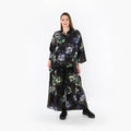 AKH Fashion · Jacke · FlowerPower · 6939 · Schwarz/Blau/Multi