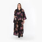 AKH Fashion · Jacke · FlowerPower · 6939 · Schwarz/Fuchsia/Multi