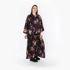 AKH Fashion · Hose · FlowerPower · 7089 · Schwarz/Fuchsia/Multi