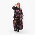 AKH Fashion · Jacke · FlowerPower · 6939 · Schwarz/Fuchsia/Multi