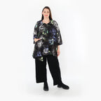 AKH Fashion 7090 Jacket, Black-Blue-Multi