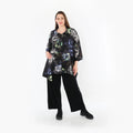 AKH Fashion 7090 Jacket, Black-Blue-Multi