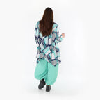 AKH Fashion · Shirt · OhReally · 1019 · Grün/Weiß/Marine