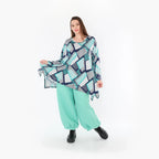 AKH Fashion · Shirt · OhReally · 1019 · Grün/Weiß/Marine