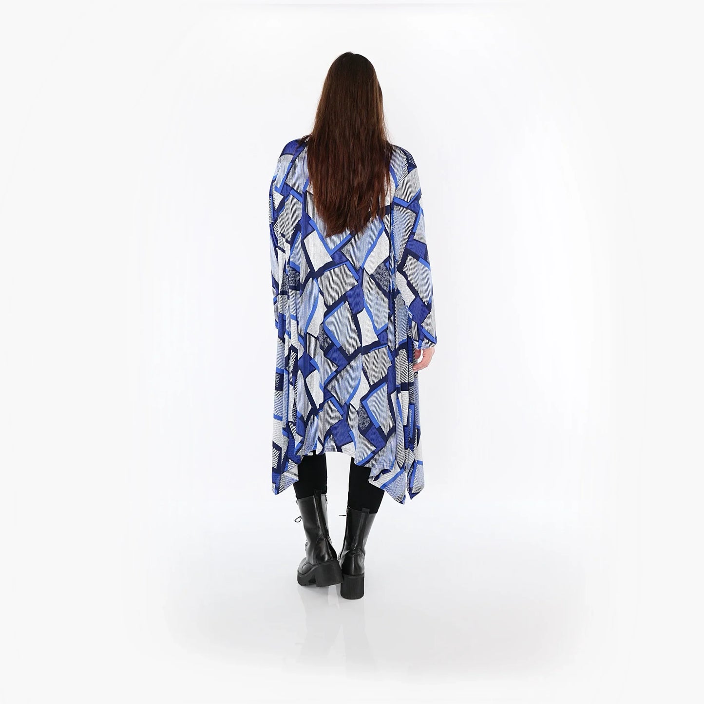 AKH Fashion 7108 Big Shirt, Blau-Weiß-Marine