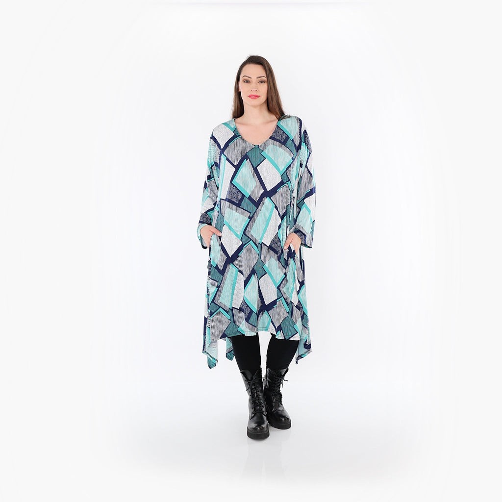 AKH Fashion · Shirt · OhReally · 7108 · Grün/Weiß/Marine