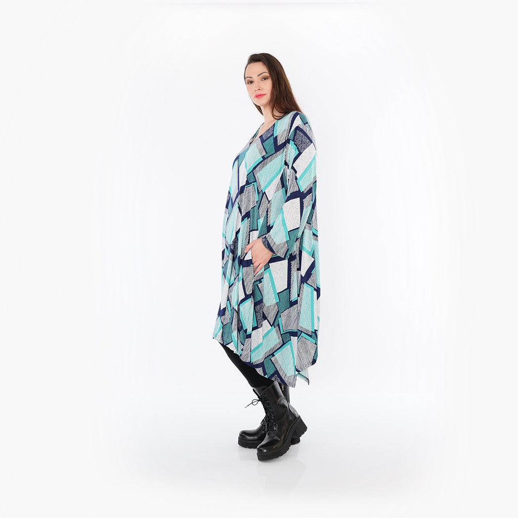 AKH Fashion · Shirt · OhReally · 7108 · Grün/Weiß/Marine