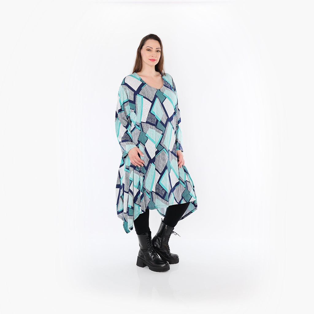 AKH Fashion · Shirt · OhReally · 7108 · Grün/Weiß/Marine