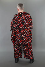 Veste AKH Fashion 7116, noir-rouge-blanc