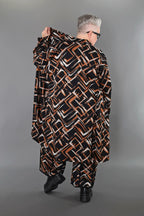 AKH Fashion · Jacke · Jacquelle · 7119 · Schwarz/Cognac/Weiß