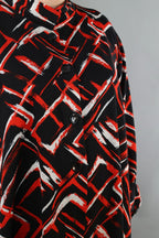 AKH Fashion · Jacke · Jacquelle · 7119 · Schwarz/Rot/Weiß