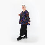 AKH Fashion Shirt 1892 Caroline, Multicolor/Blue