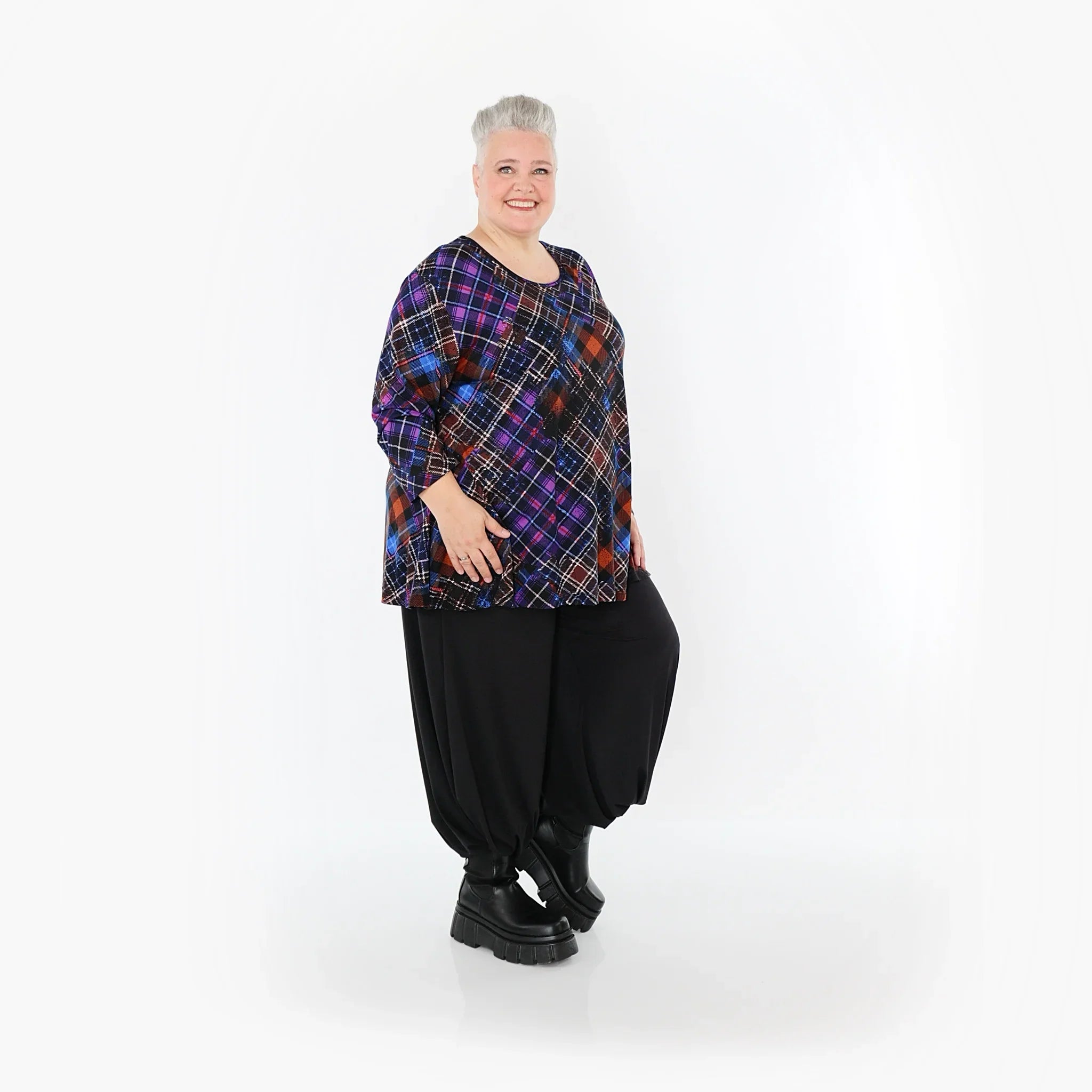 AKH Fashion Shirt 1892 Caroline, Multicolor/Blau
