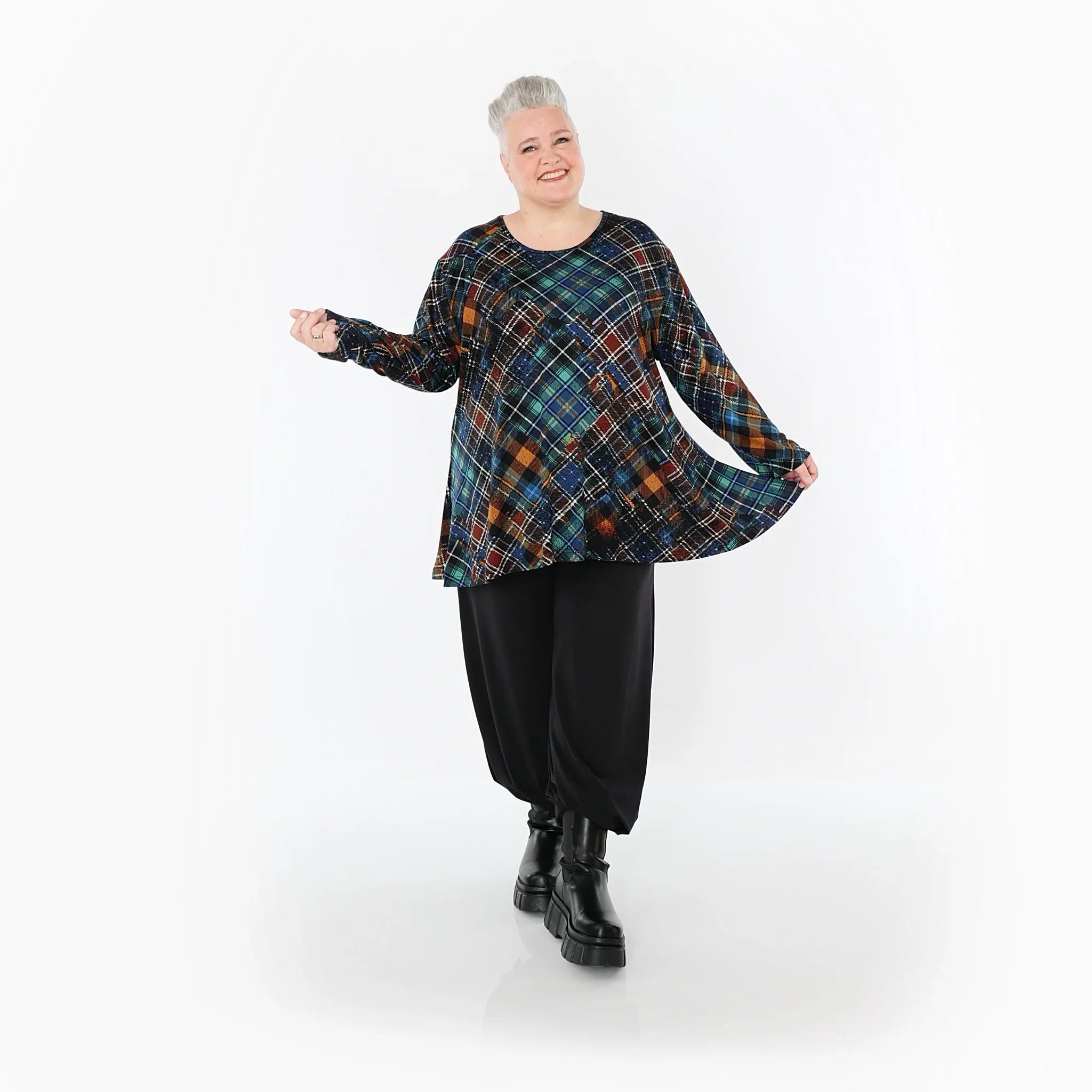 AKH Fashion · Shirt · Caroline · 1892 · Multicolor/Grün