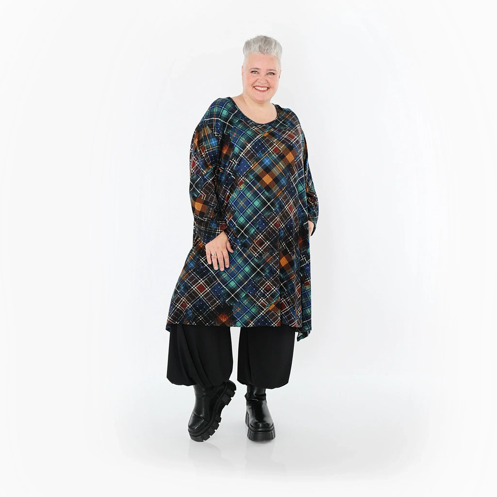 Chemise grande taille AKH Fashion 2666, multicolore