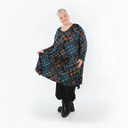 Chemise grande taille AKH Fashion 2666, multicolore