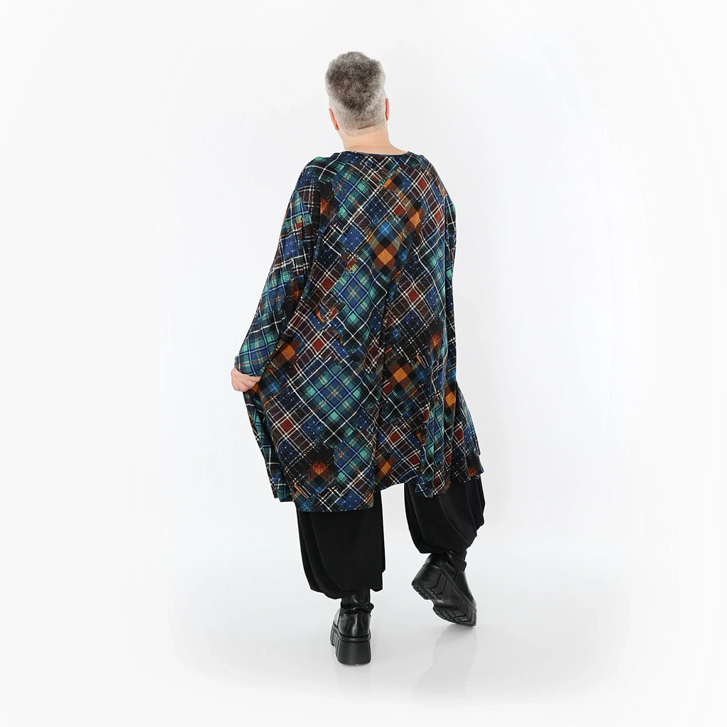 Chemise grande taille AKH Fashion 2666, multicolore